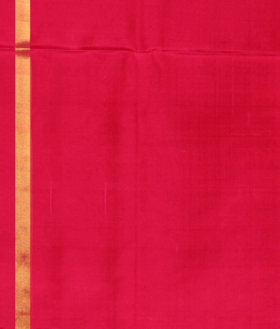 Pinkish Orange Uppada Silk Saree T3322423
