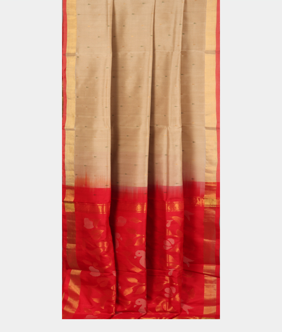 Beige Uppada Silk Saree T2963122