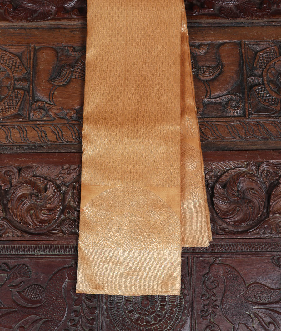 Beige Handwoven Kanjivaram Silk Saree T229591-image