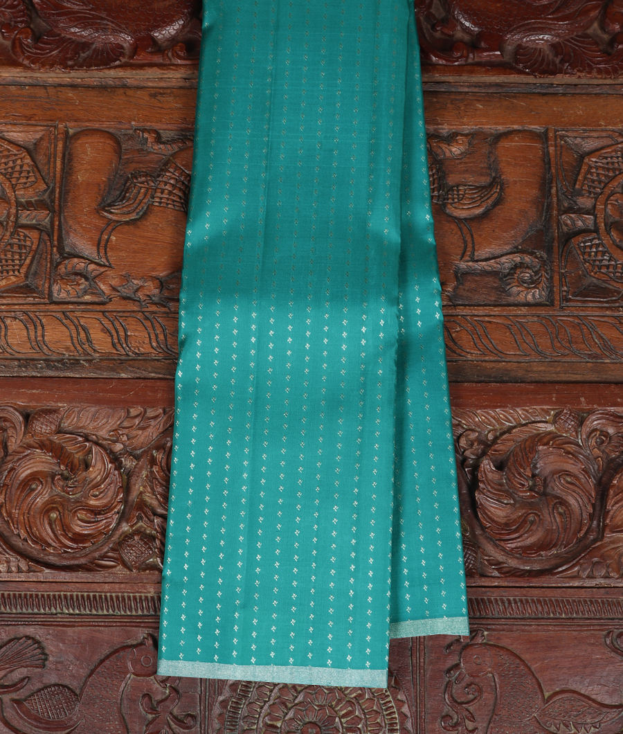 Blue Handwoven Kanjivaram Silk Saree T330861-image