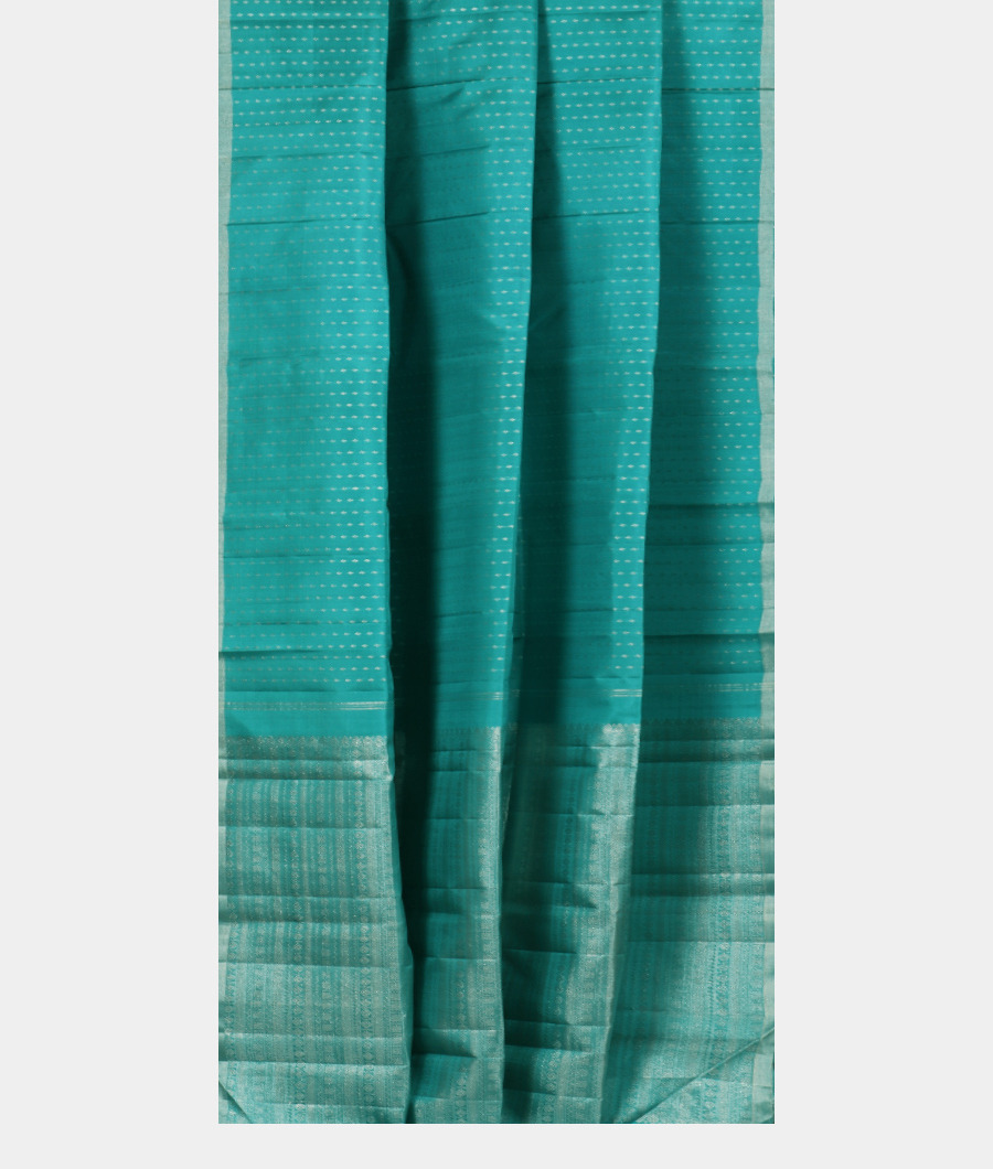 Blue Handwoven Kanjivaram Silk Saree T3308612