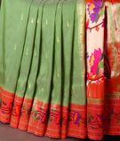 Green Paithani Silk Saree T3258793