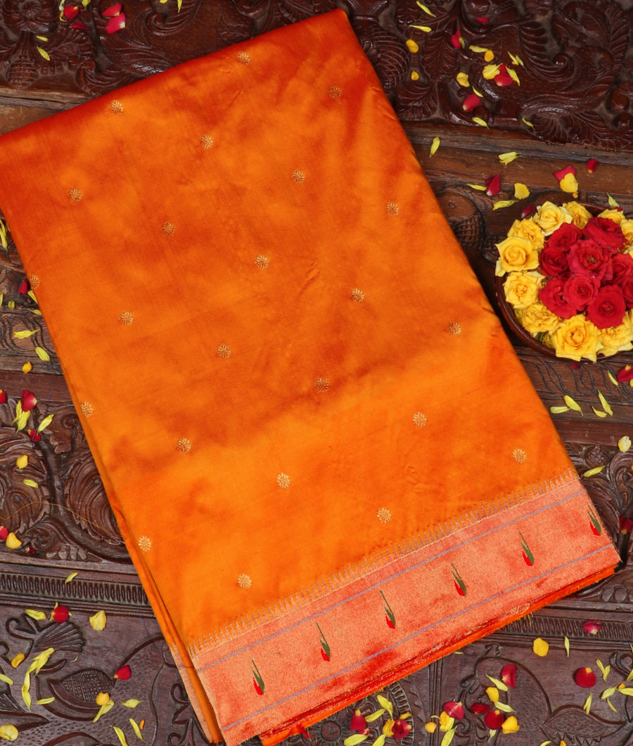 Yellow Paithani Silk Saree T325878-image