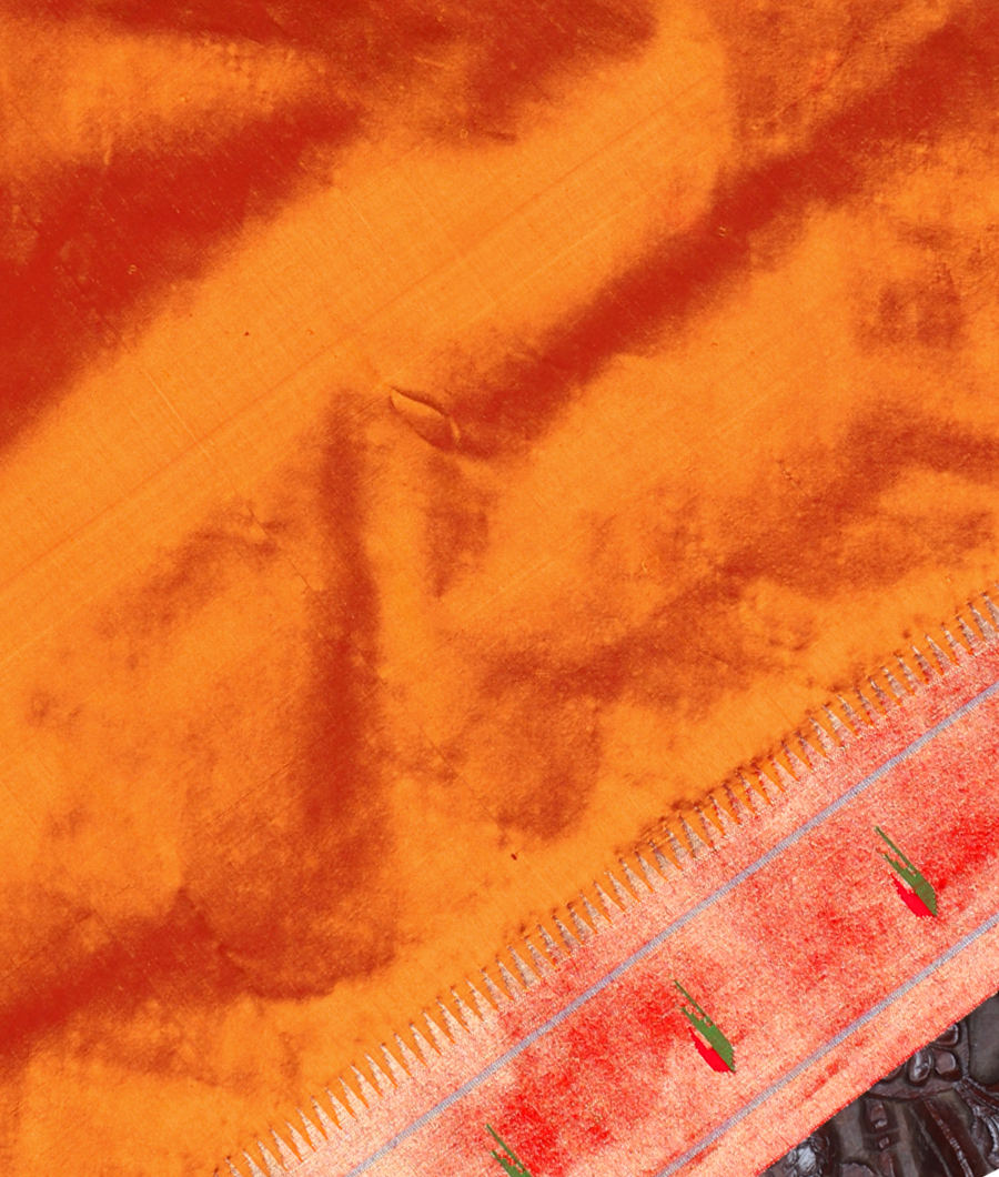 Yellow Paithani Silk Saree T3258784