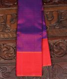 Purple Handwoven Kanjivaram Silk Saree T3330441