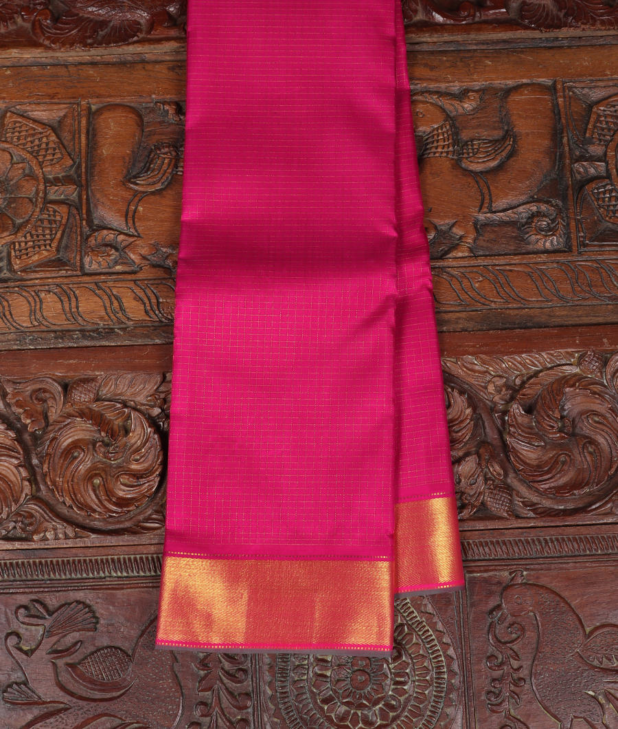 Pink Handwoven Kanjivaram Silk Saree T244810-image