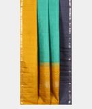 Turquoise Green Handwoven Kanjivaram Silk Saree T3195602