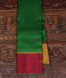 Green Handwoven Kanjivaram Silk Saree T3318321