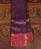 Purple Handwoven Kanjivaram Silk Saree T2780521