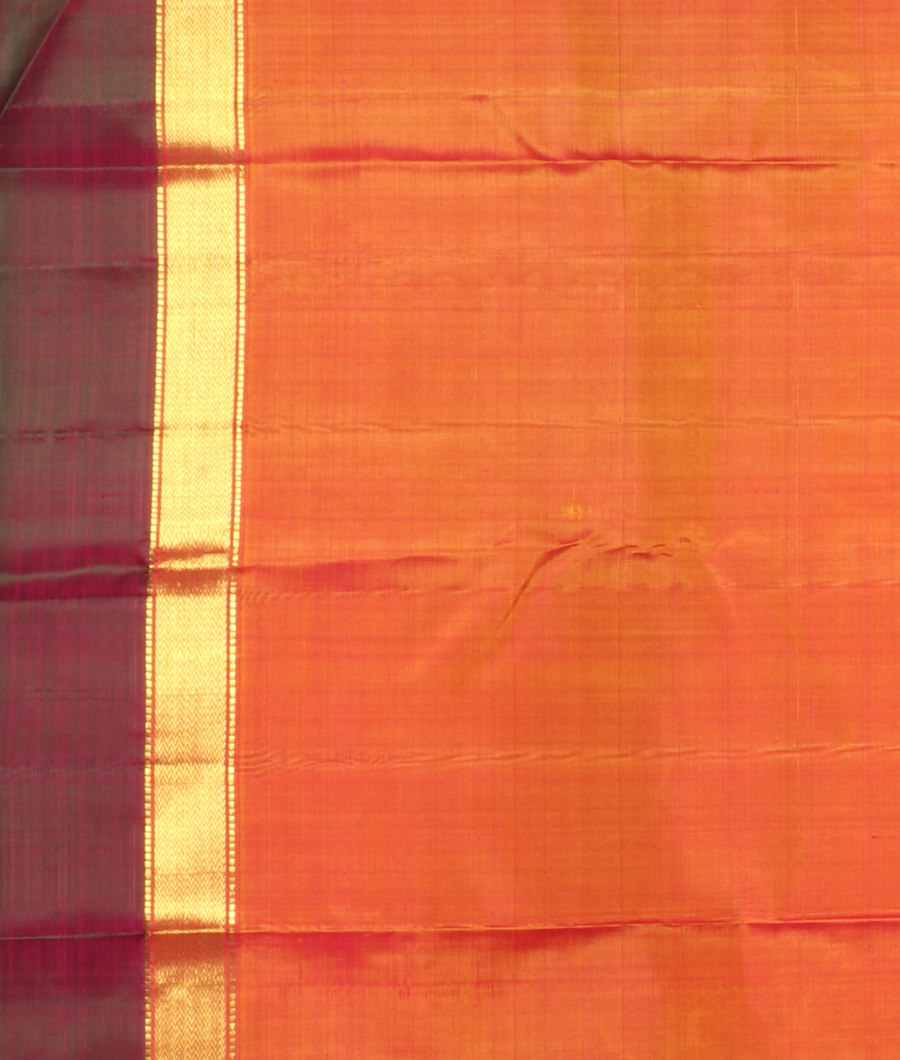 Pinkish Red Handwoven Kanjivaram Silk Saree T2248073