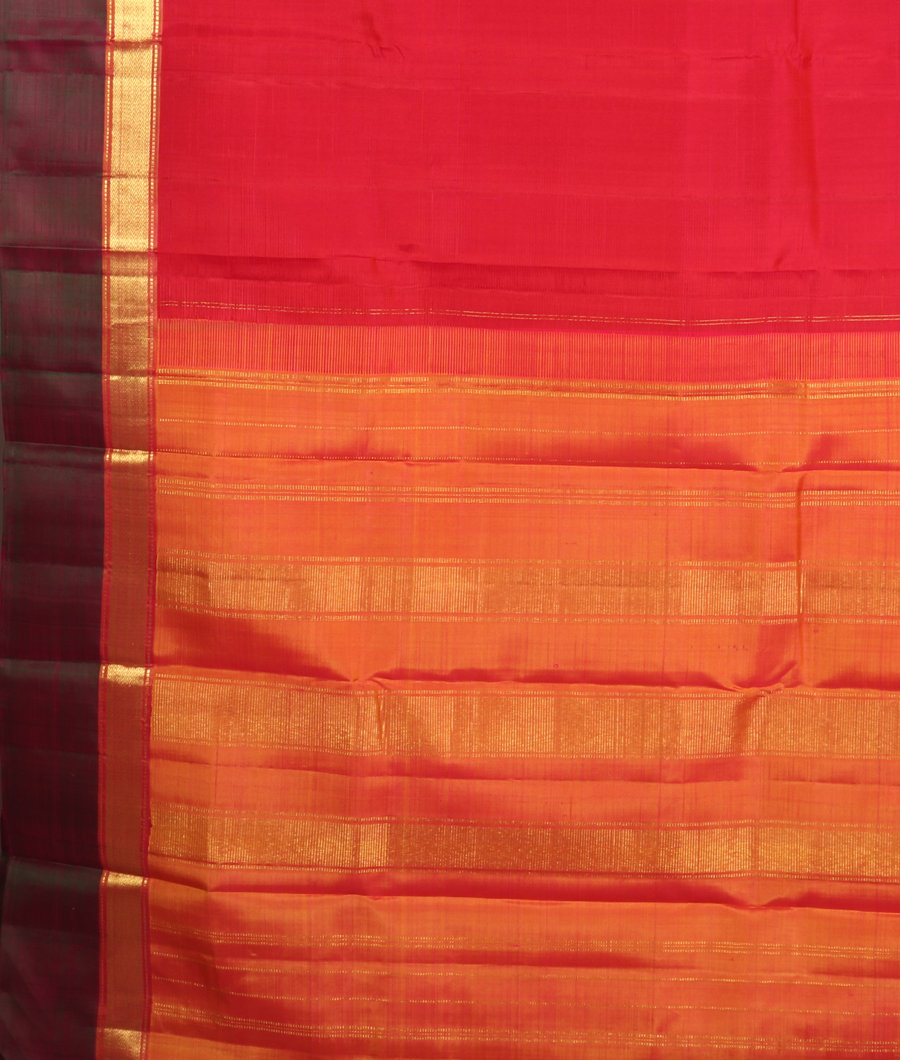 Pinkish Red Handwoven Kanjivaram Silk Saree T2248074