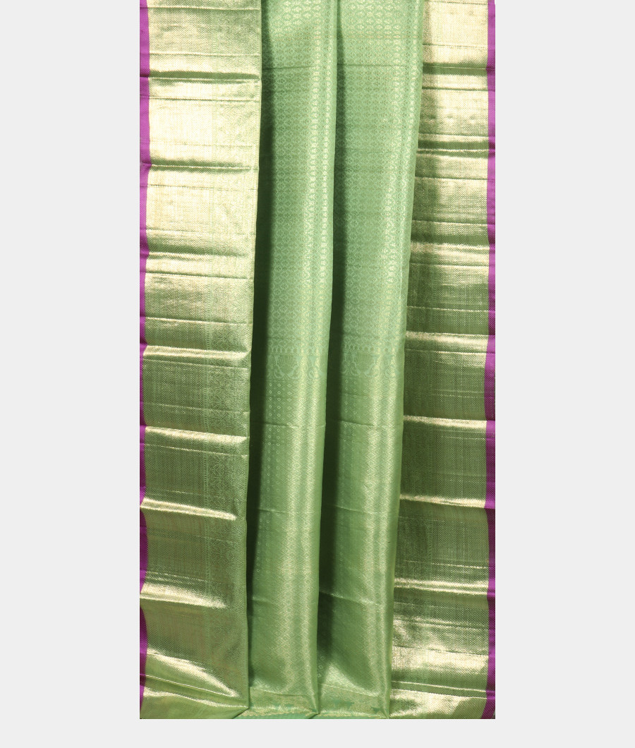 Green Handwoven Kanjivaram Silk Saree T2869212