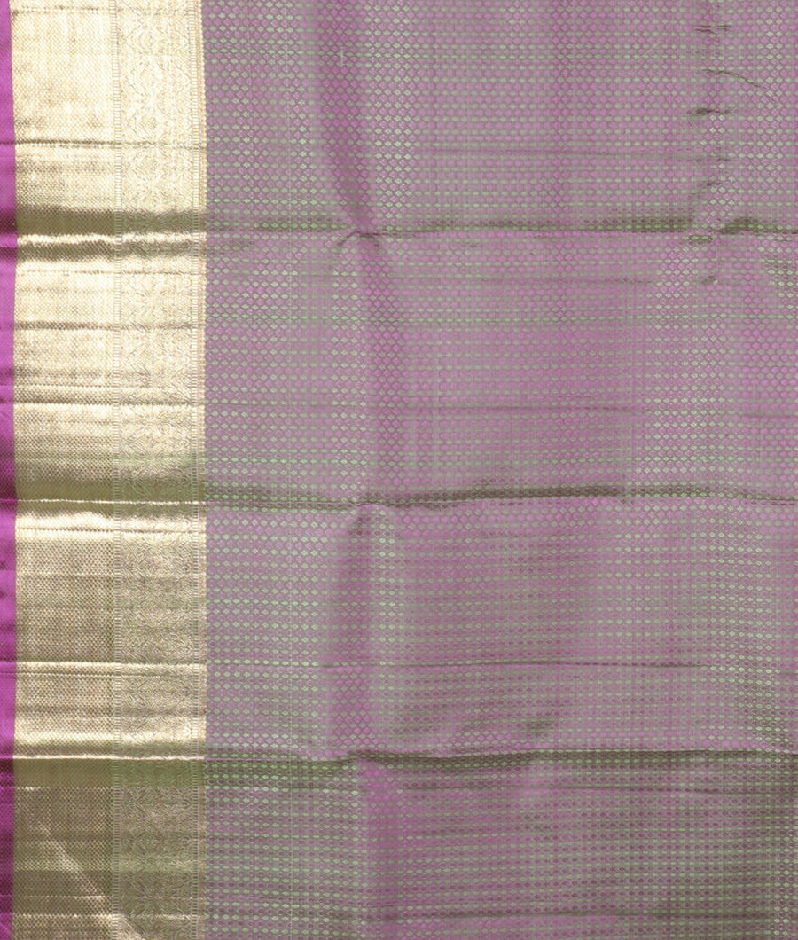 Green Handwoven Kanjivaram Silk Saree T2869213