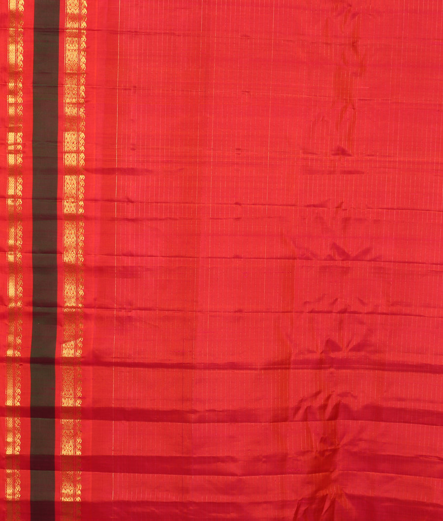 Green Gadwal Silk Saree T3324513