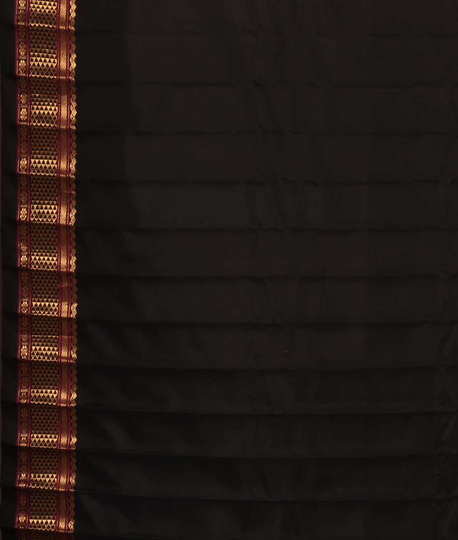 Red Gadwal Silk Saree T2346983