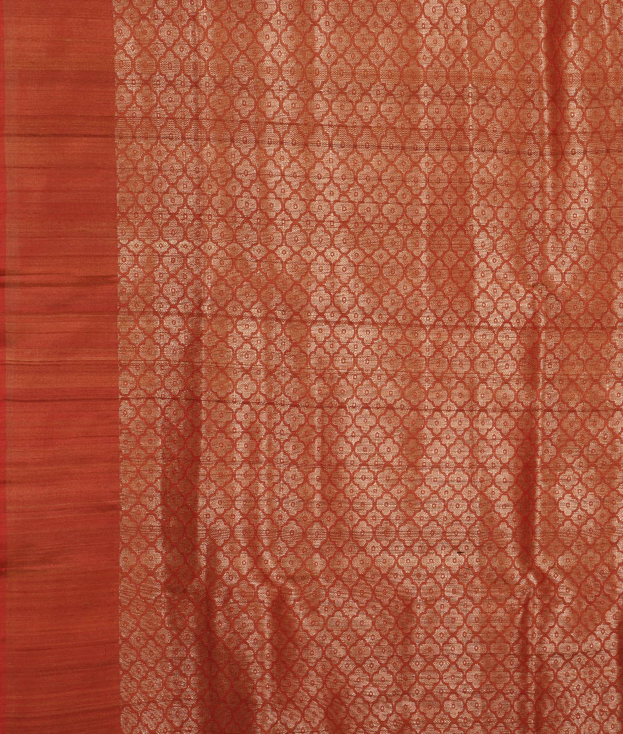 Dark Beige Tussar Georgette Saree LJI26153