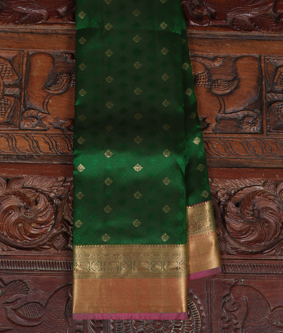 Green Soft Silk Saree T333659-image