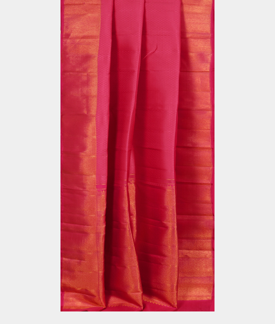 Pink Handwoven Kanjivaram Silk Saree T3245982