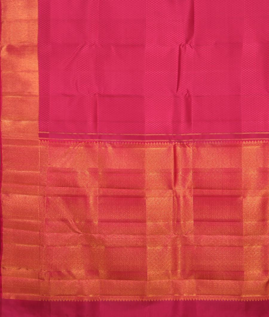 Pink Handwoven Kanjivaram Silk Saree T3245984
