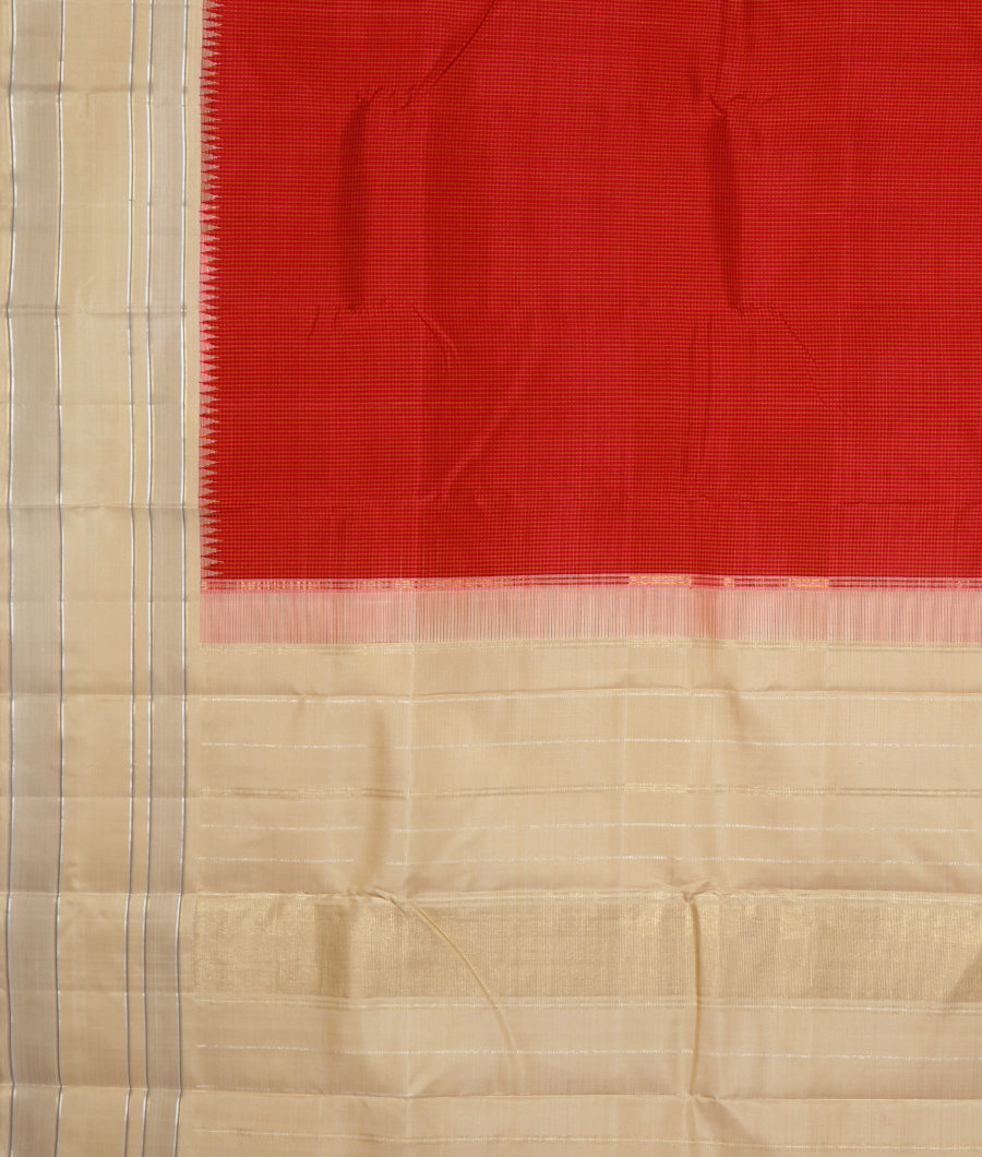 Pink and Orange Handwoven Kanjivaram Silk Saree T3135504