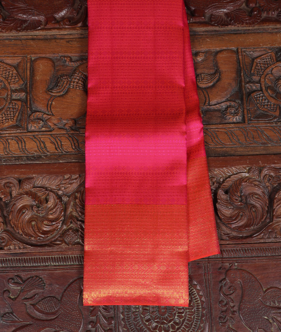 Pink Handwoven Kanjivaram Silk Saree T313749-image