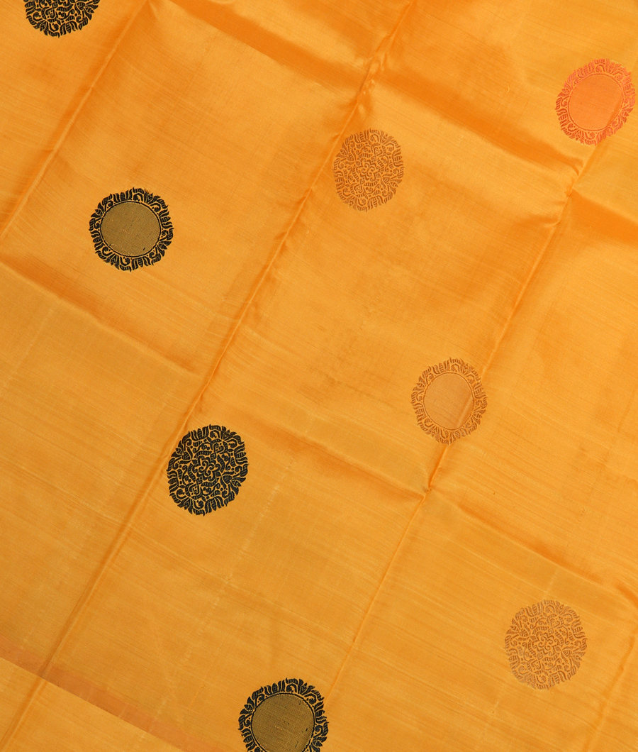 Yellow Handwoven Kanjivaram Silk Dupatta T206341-image