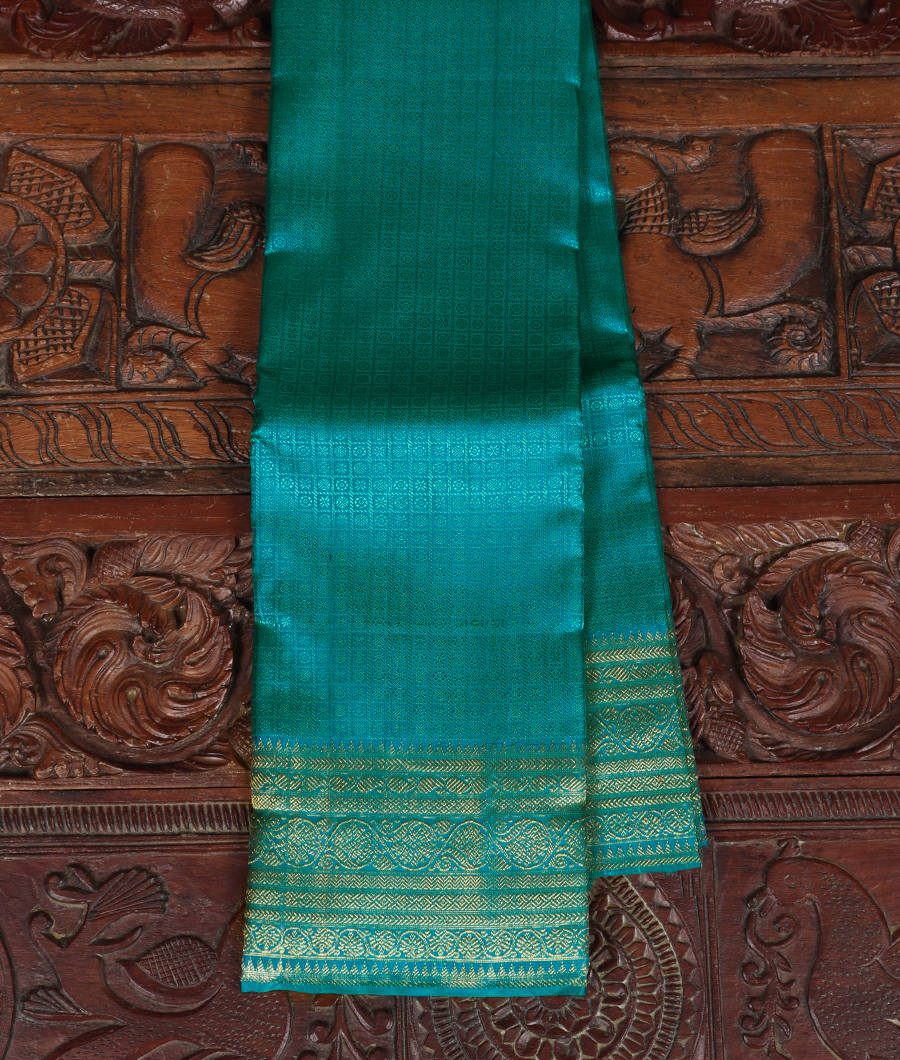 Blue Handwoven Kanjivaram Silk Saree T292552-image