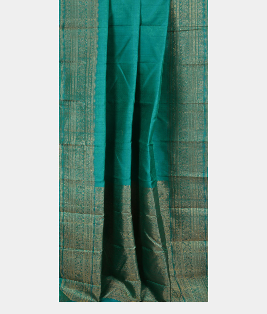 Blue Handwoven Kanjivaram Silk Saree T2925522