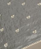 Grey Kora Organza Embroidery Saree T3342603