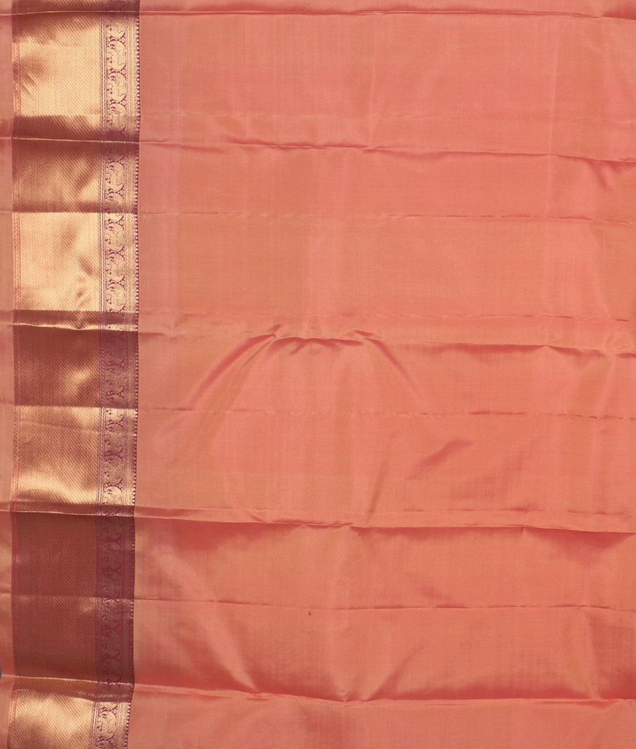Peach Soft Silk Saree T3337723