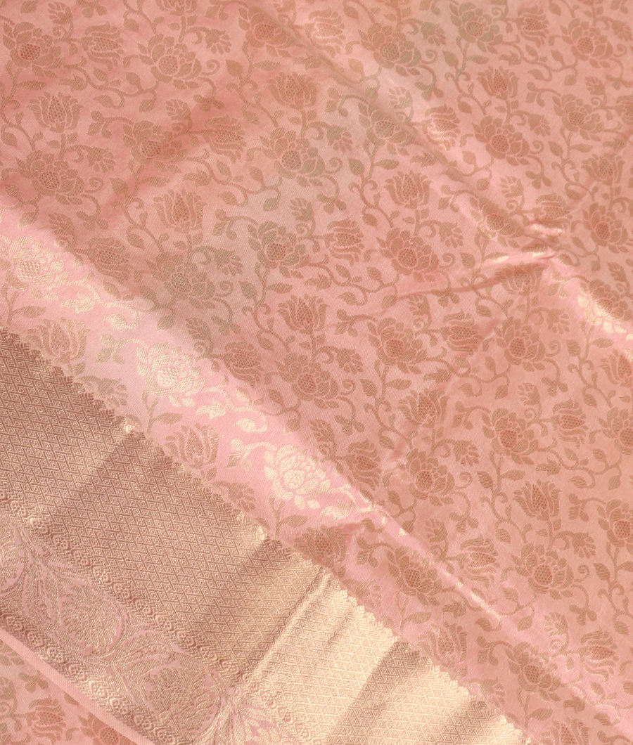 Baby Pink Soft Silk Saree T330515-image