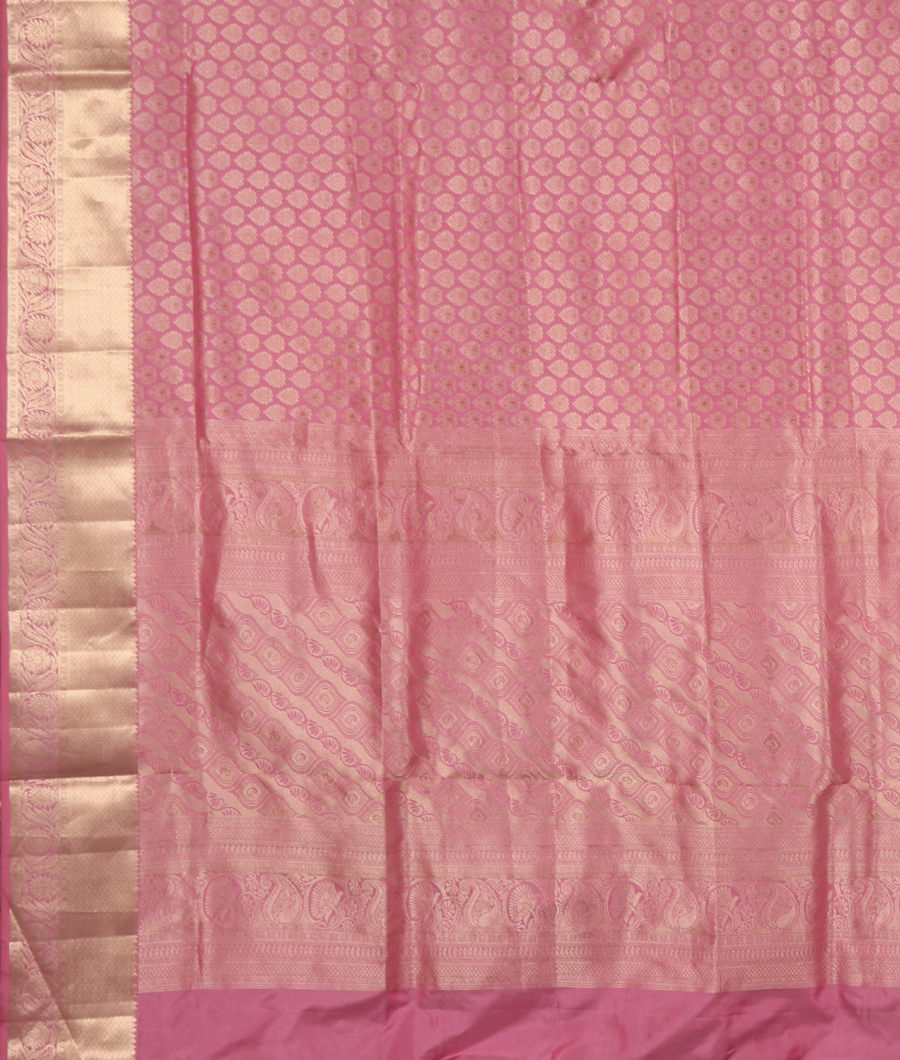Pink Soft Silk Saree T3305104