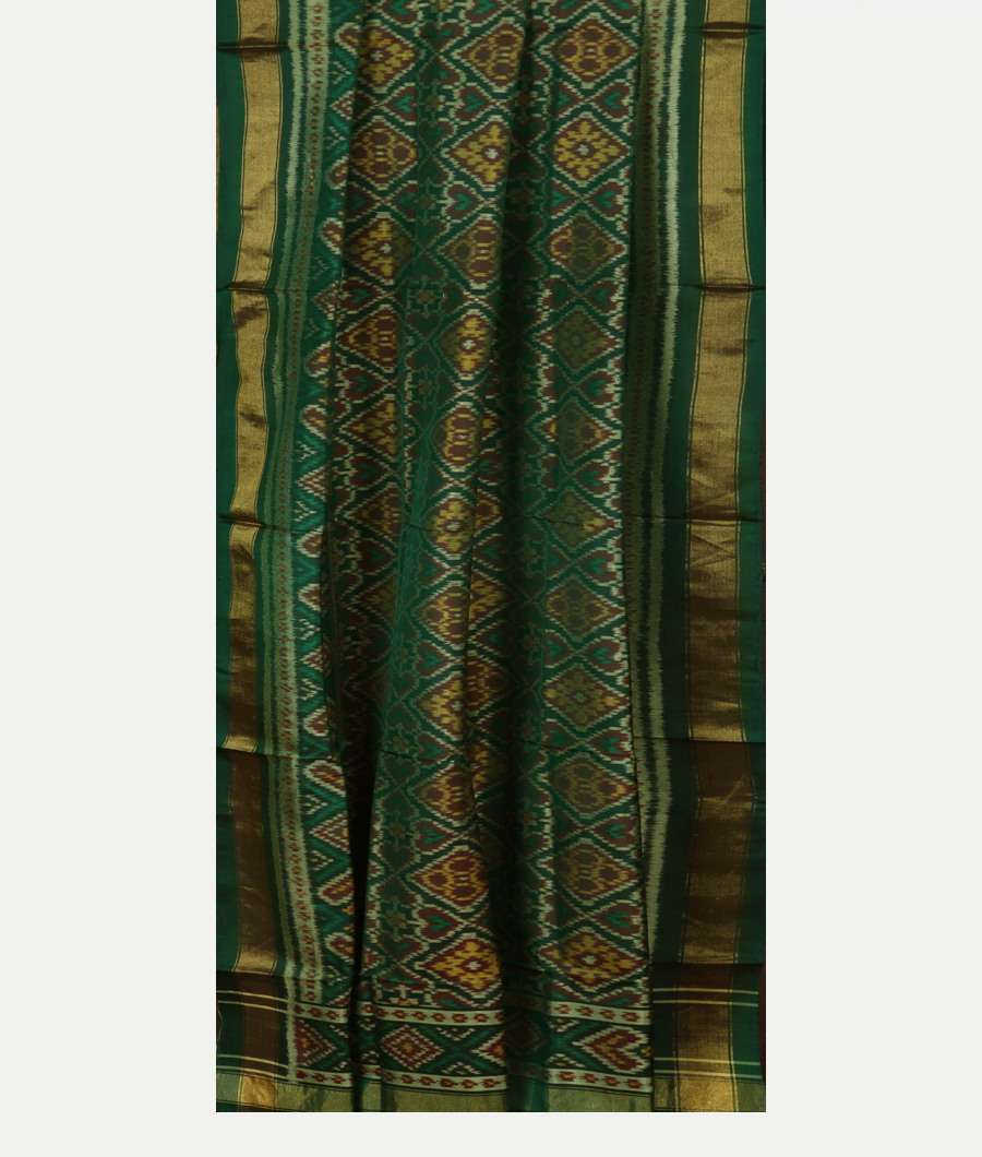 Green Patola Silk Dupatta T2879192