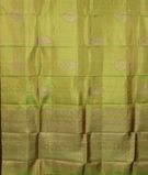 Yellowish Green Kanjivaram Silk Dupatta  T1195993