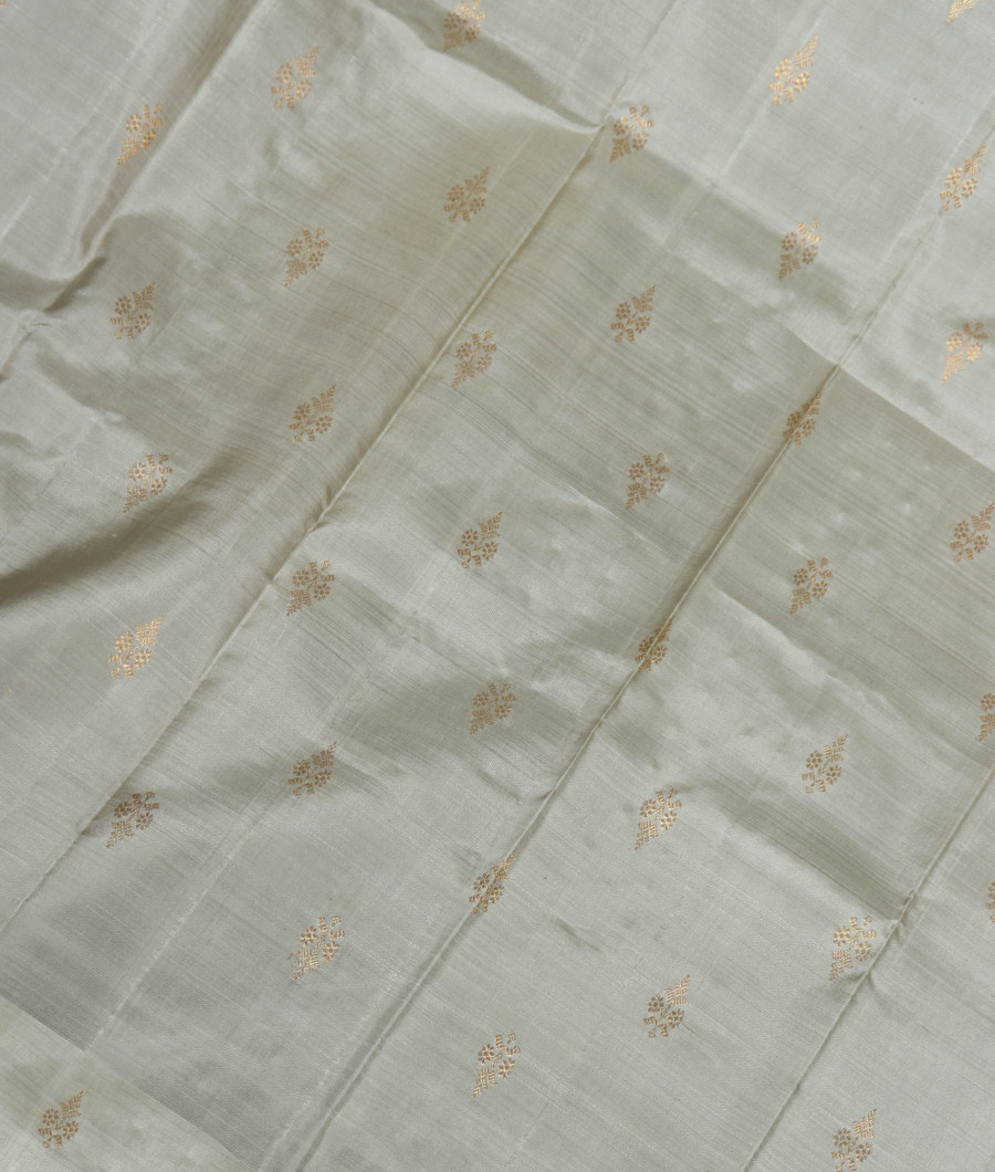 Green Handwoven Kanjivaram Silk Dupatta T293908-image