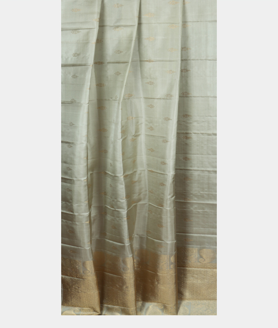 Green Handwoven Kanjivaram Silk Dupatta T2939082