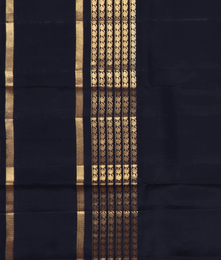 Rust Handwoven Kanjivaram Silk Saree T3141633