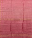 Pink Woven Tussar Saree T3289414