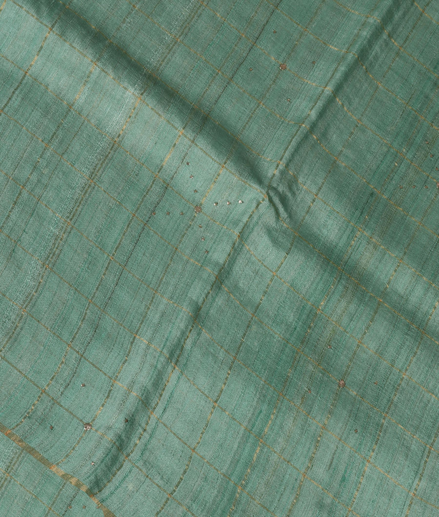 Blue Woven Tussar Saree T328946-image