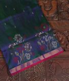 Peacock Blue Uppada Silk Saree T332270-image