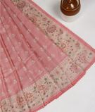 Pink Tussar Embroidery Saree T3342142