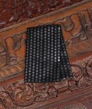 Black Handwoven Kanjivaram Silk Blouse T421