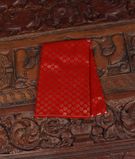 Red Handwoven Kanjivaram Silk Blouse T441