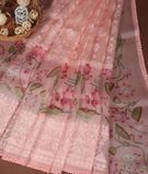 Pink Kora Organza Embroidery Saree T3348783
