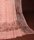 Pink Kora Organza Embroidery Saree T3348784