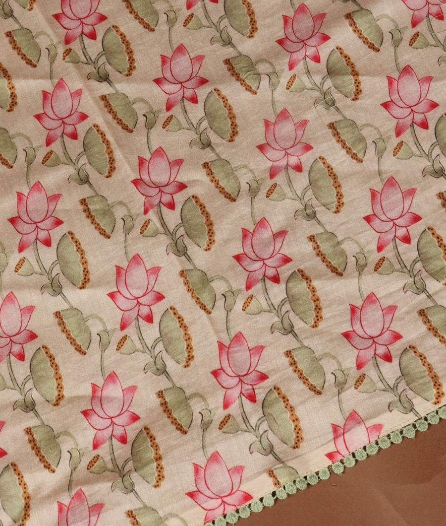 Green Kora Organza Embroidery Saree T3348775