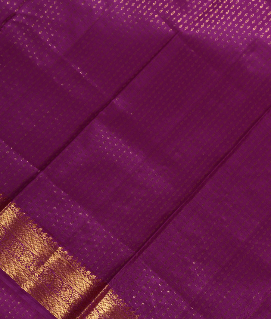 Purple Handwoven Kanjivaram Silk Dupatta T331393-image