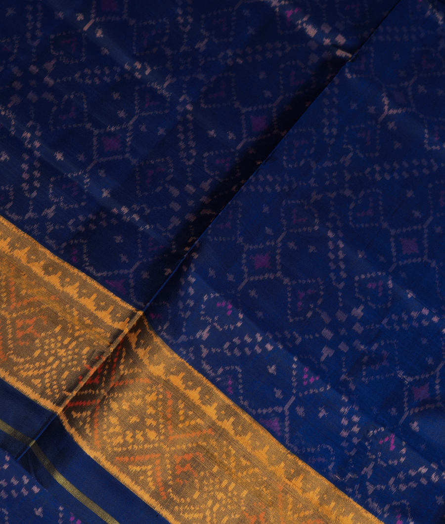 Blue Patola Silk Saree T315456-image
