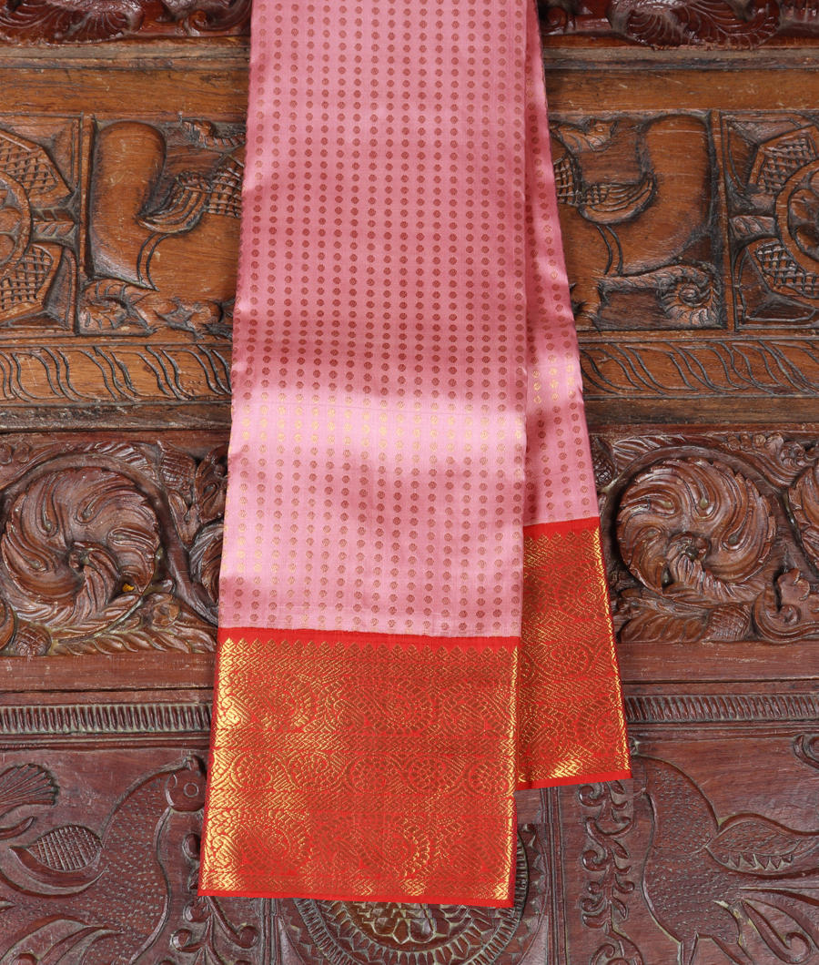 Pink Handwoven Kanjivaram Silk Saree T282437-image