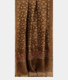 Brown Linen Printed Saree T3301942